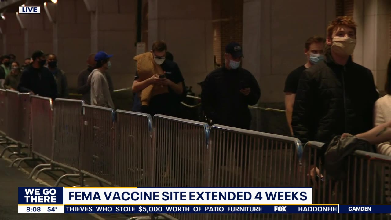 Walk up vaccine appointments now available for eligible adults at Pa. Convention Center
